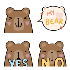 [LINE絵文字] Little Baby Bearbearの画像