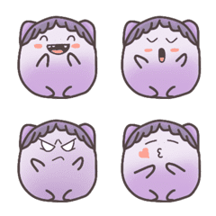 [LINE絵文字] Purple fat guyの画像