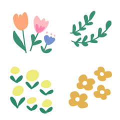 [LINE絵文字] FLOWER絵文字の画像