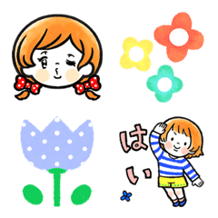 [LINE絵文字] 初夏*呉夢子*まいにち絵文字♡の画像