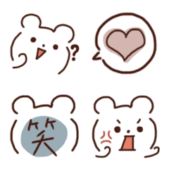 [LINE絵文字] クマ絵文字♡の画像