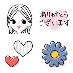 [LINE絵文字] オシャレ♪大人女子の敬語mixの画像