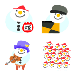 [LINE絵文字] 雪だるまの会の画像