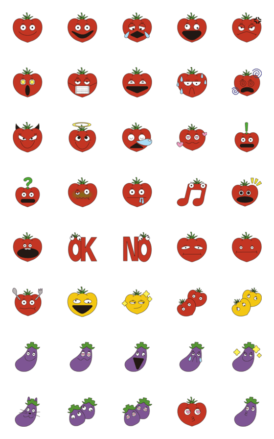 [LINE絵文字]tomatochanの画像一覧