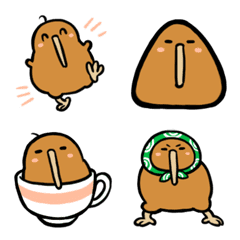 [LINE絵文字] キーウィのかわいい絵文字の画像