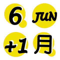 [LINE絵文字] 618 Number emojiの画像