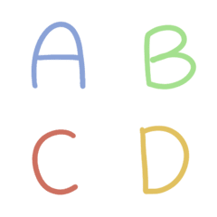 [LINE絵文字] ABC Colorfulの画像