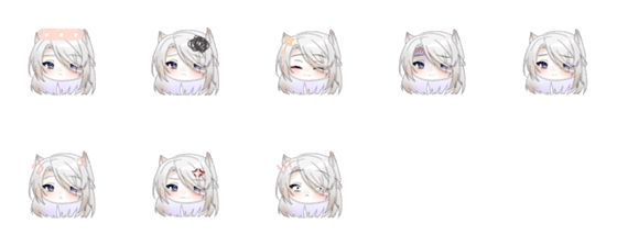 [LINE絵文字]Naoyuki Arctic Fox Emojiの画像一覧