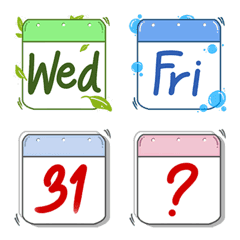 [LINE絵文字] Calendar v.1の画像