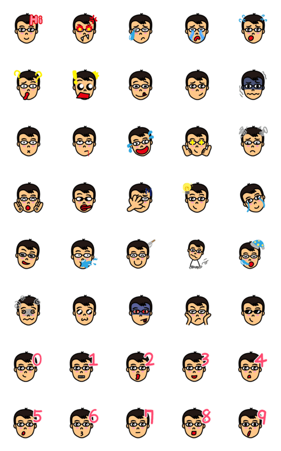 [LINE絵文字]Mr. CHANG's emoticon managementの画像一覧