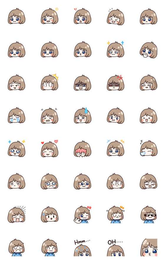 [LINE絵文字]Wendy Emojiの画像一覧