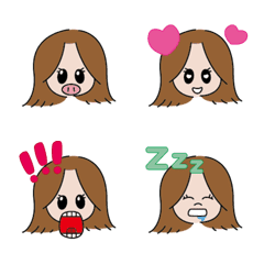 [LINE絵文字] Little pig yun Emojiの画像