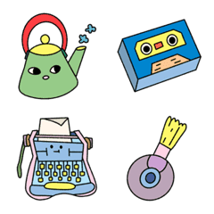 [LINE絵文字] Tiny 90s Emojiの画像