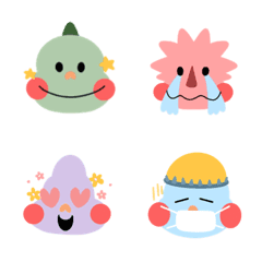 [LINE絵文字] DINO CUTE KINGDOMS 2の画像