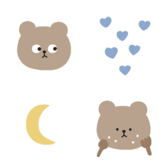 [LINE絵文字] brown bear ´‐の画像