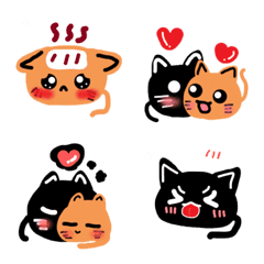 [LINE絵文字] Cats in Love 2の画像