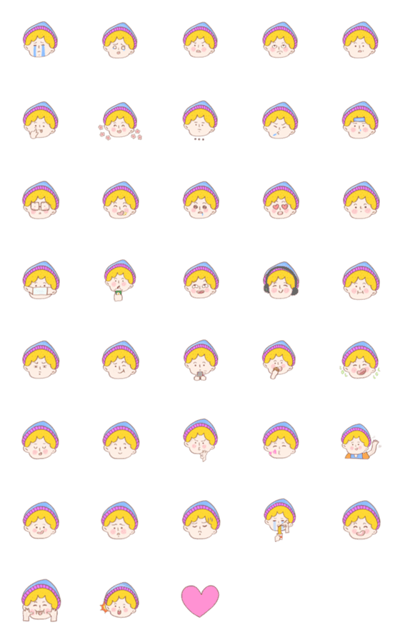 [LINE絵文字]mushroom hat boy emojiの画像一覧