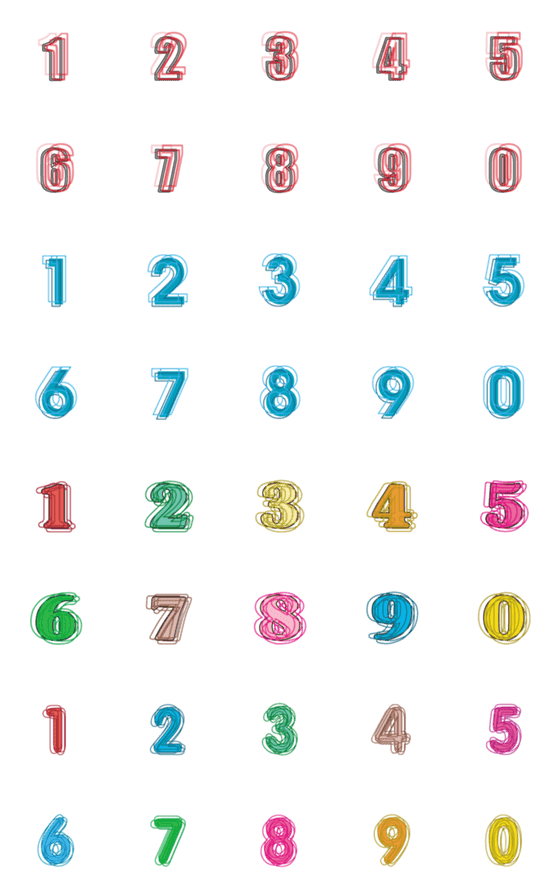 [LINE絵文字]Number emoji 28の画像一覧