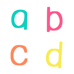 [LINE絵文字] English alphabets v.3.1の画像