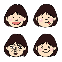 [LINE絵文字] Natsumi's faceの画像