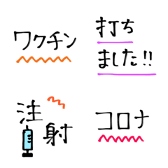 [LINE絵文字] コロナのワクチンにまつわる絵文字▲△の画像