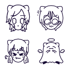 [LINE絵文字] osoba facial expression 01の画像