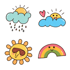 [LINE絵文字] weather, day Emojiの画像