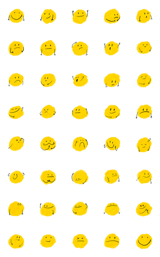 [LINE絵文字]Smiling Emoji :)の画像一覧