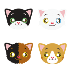 [LINE絵文字] Cat rich expressionの画像