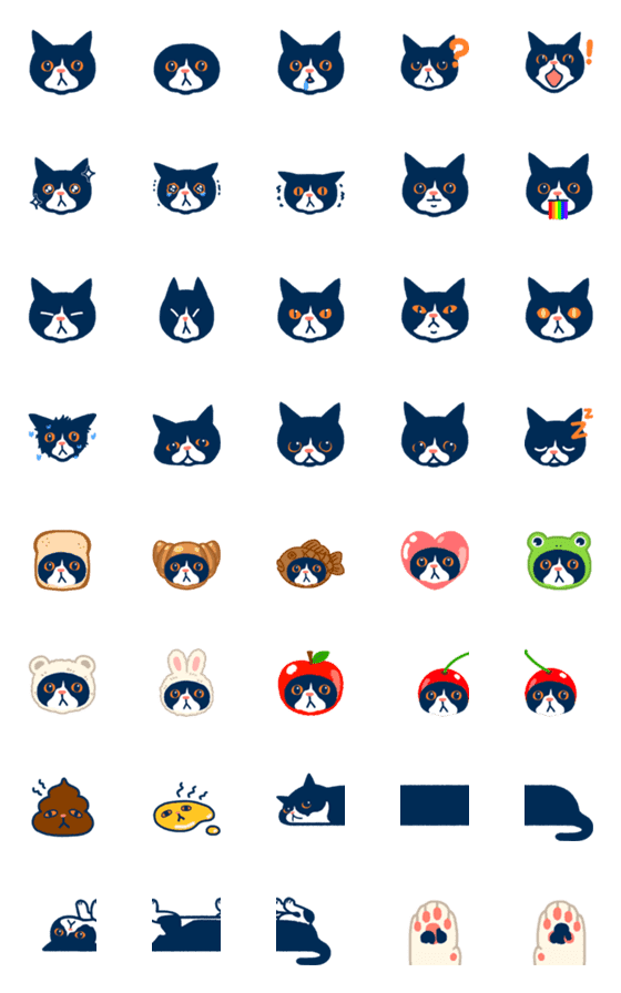 [LINE絵文字]Fugui the Little Catの画像一覧