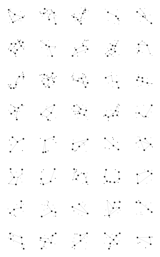 [LINE絵文字]constellations emojiの画像一覧
