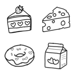 [LINE絵文字] Lovely foodの画像