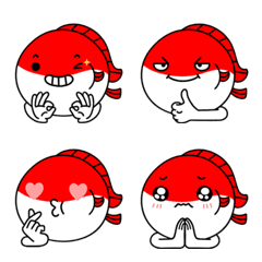 [LINE絵文字] The Stupid Fish Emojiの画像