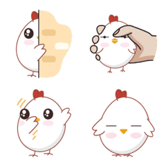 [LINE絵文字] Chicks in hand_Emojiの画像