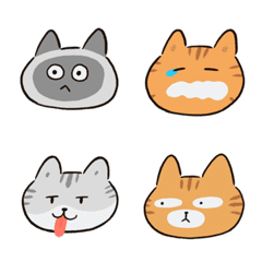 [LINE絵文字] Lazy Catの画像