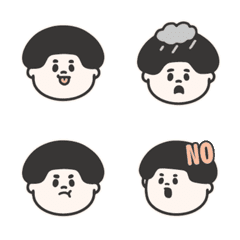 [LINE絵文字] Jietai Universal Emoji from Yushilabの画像