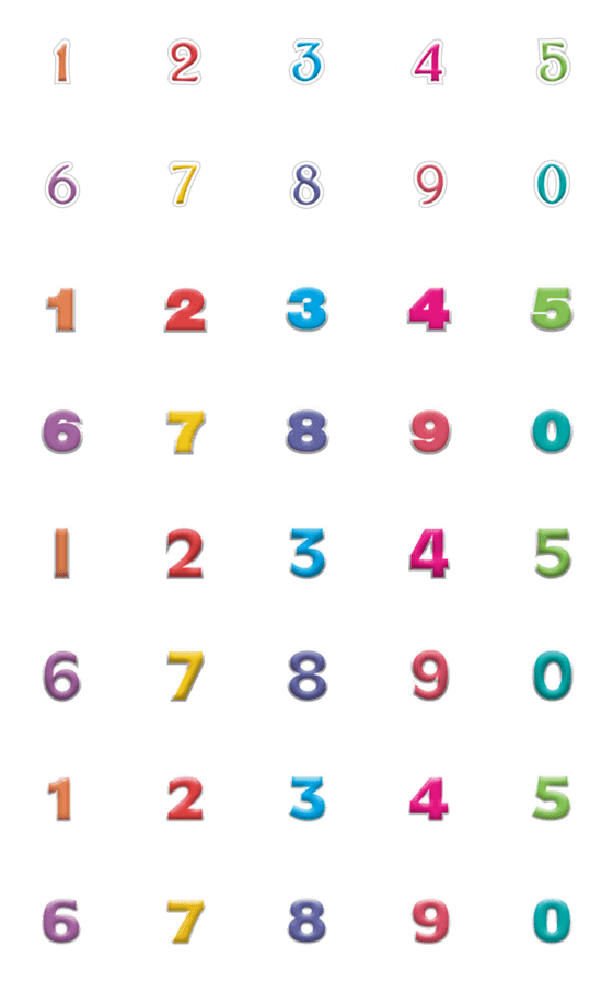 [LINE絵文字]Number emoji 35の画像一覧