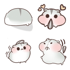 [LINE絵文字] THE C - Cute fat mouseの画像