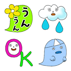 [LINE絵文字] 文章おわり使いやすい 関西弁絵文字の画像