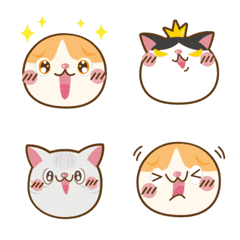 [LINE絵文字] Happy Family catの画像