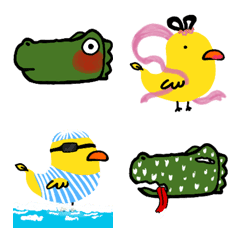 [LINE絵文字] hungry fish festivalの画像