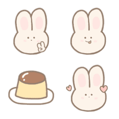 [LINE絵文字] milkshake bunny emojiの画像