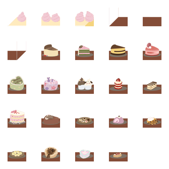 [LINE絵文字]MiMi's Bakeriaの画像一覧