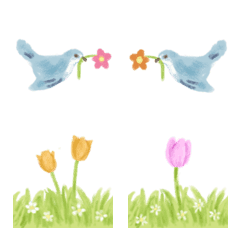 [LINE絵文字] Inflowerlesson Emoji 1の画像