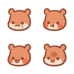 [LINE絵文字] smol hamster : emojiの画像