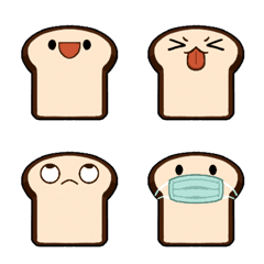 [LINE絵文字] Heni and Toastの画像