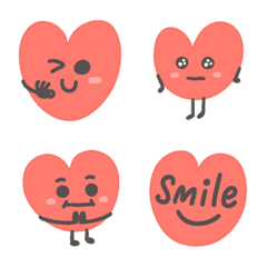 [LINE絵文字] Everyday Emojis: Cute Heartの画像