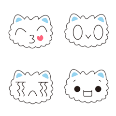 [LINE絵文字] Cloud Catの画像