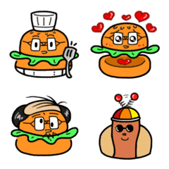 [LINE絵文字] Mr. burgerの画像