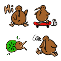 [LINE絵文字] I am kiwi birdの画像